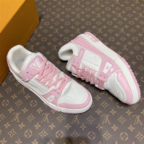 lv sneakers women pink